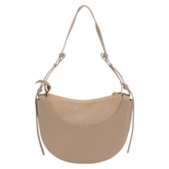 Viola Castellani Handbags - VIOLA CASTELLANI Made In Italy Leather Half Moon Crossbody